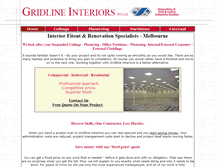 Tablet Screenshot of gridlineinteriors.com.au